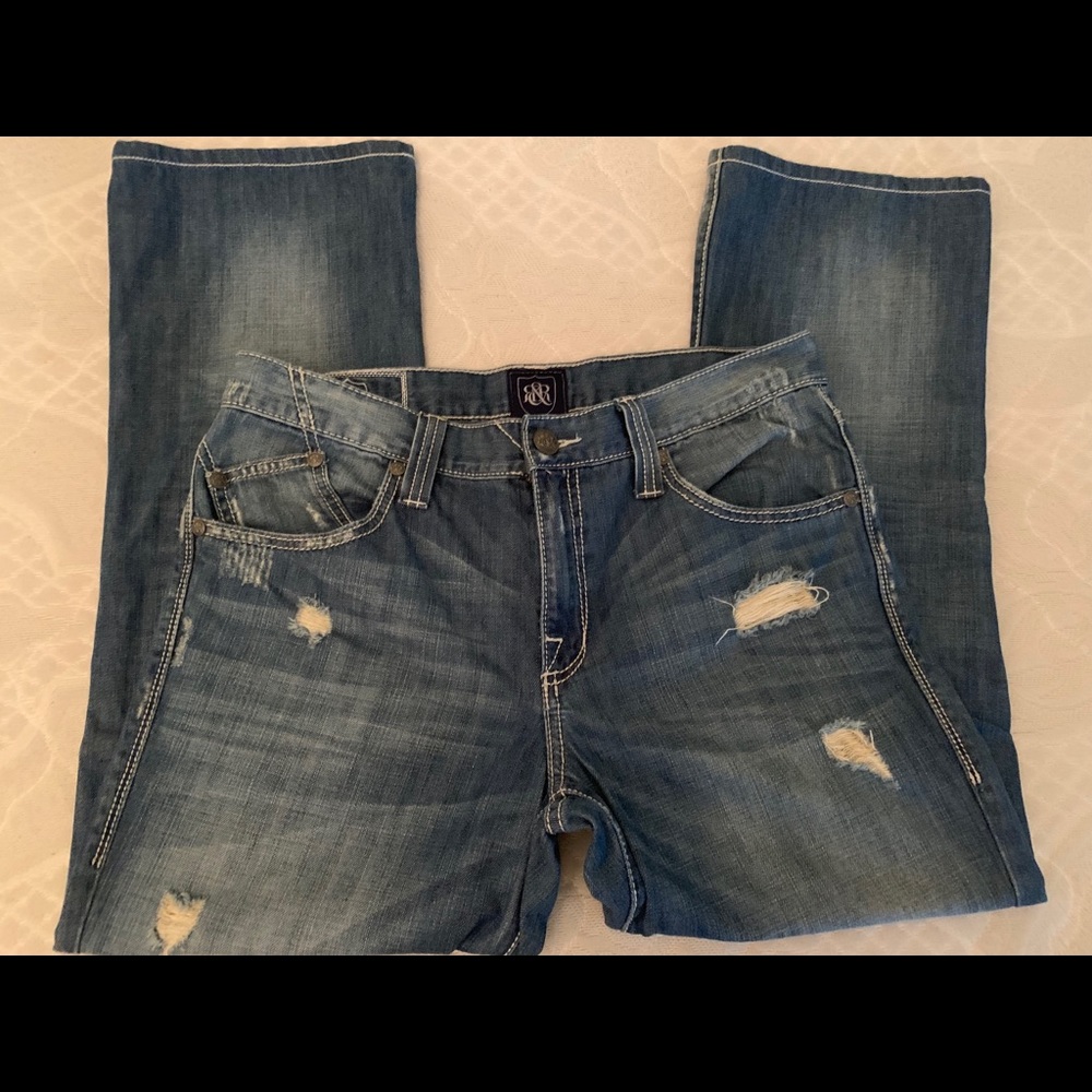 Rock & Republic Jeans Distressed Size 34 Must See